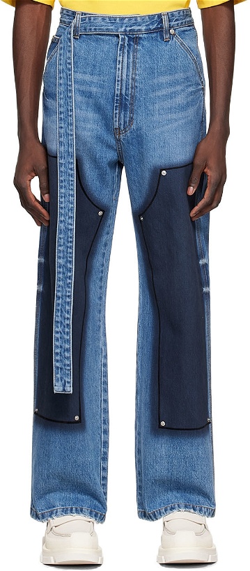 Photo: We11done Blue Belted Jeans