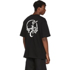 D.Gnak by Kang.D Black Skull Print T-Shirt