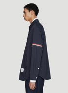 Snap Front Over-Shirt Jacket in Blue