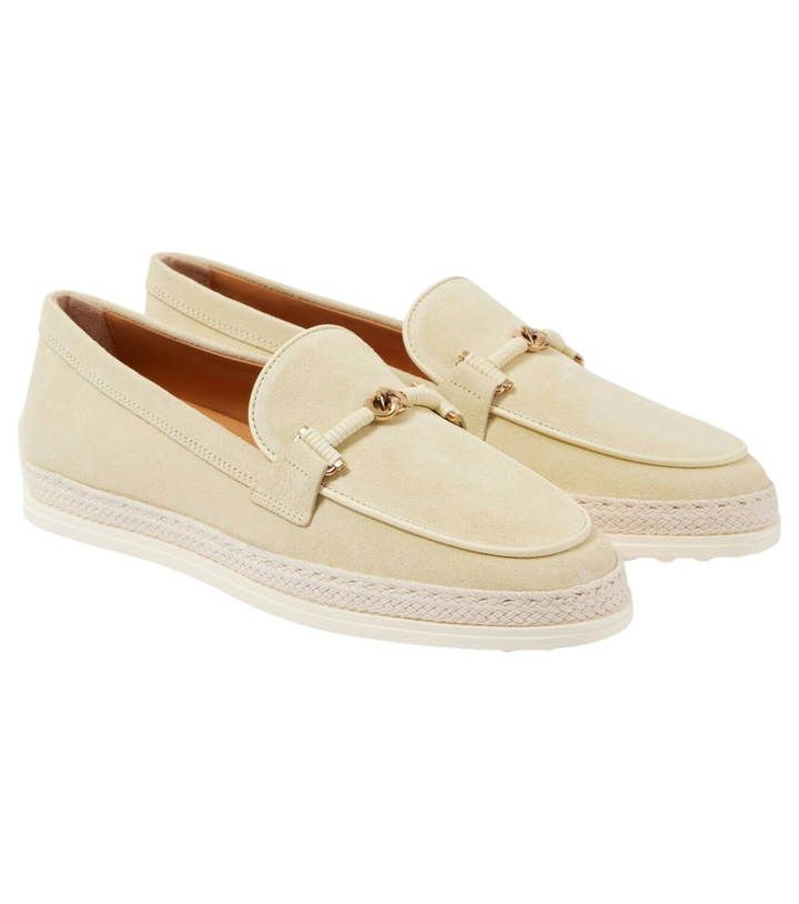 Photo: Tod's T Ring suede driving shoes
