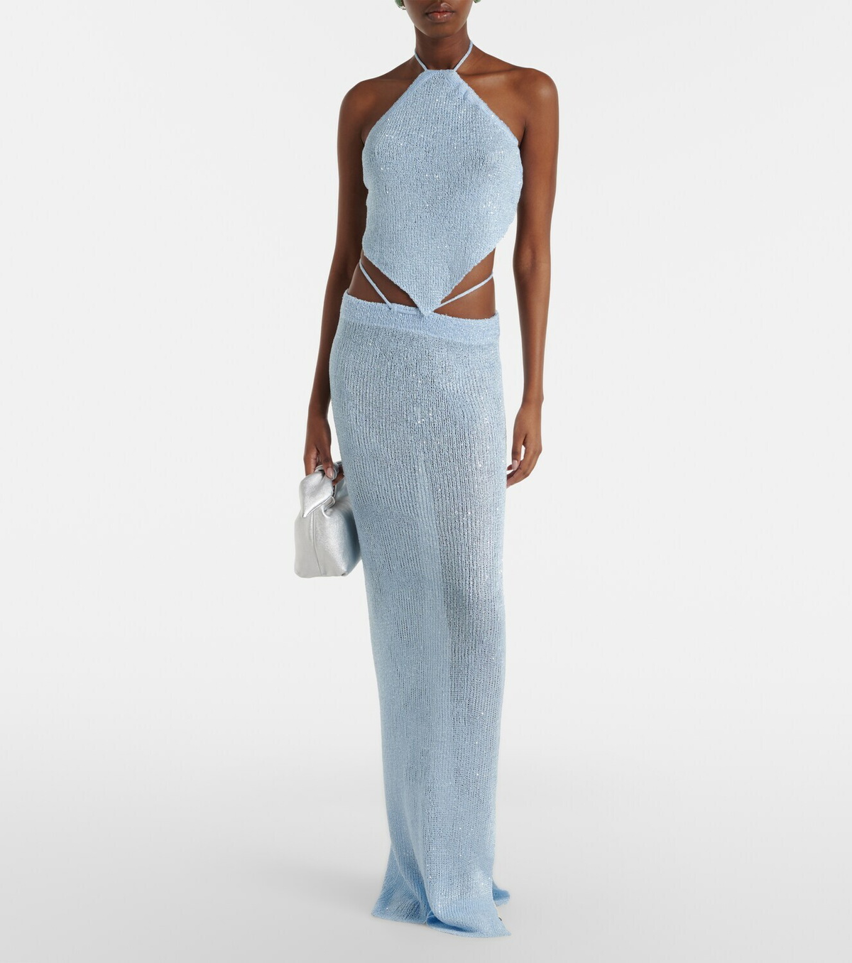 Bananhot Liz sequined halterneck top
