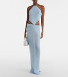 Bananhot Liz sequined halterneck top