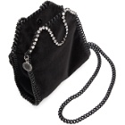 Stella McCartney Black Velvet Tiny Falabella Bag
