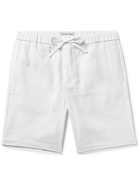 Frescobol Carioca - Felipe Linen and Cotton-Blend Drawstring Shorts - White