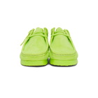 Clarks Originals Green Suede Wallabee Moccasins