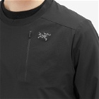 Arc'teryx Men's Proton Pullover Crew Sweatshirt in Black