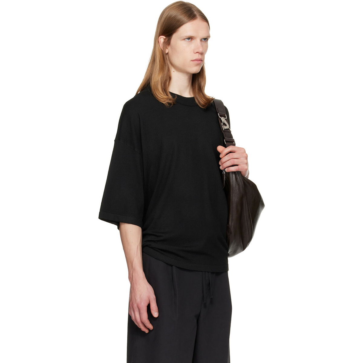 Fear of God ESSENTIALS Black Soft Knit T-shirt