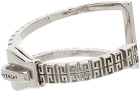 Givenchy Silver G Zip Bracelet
