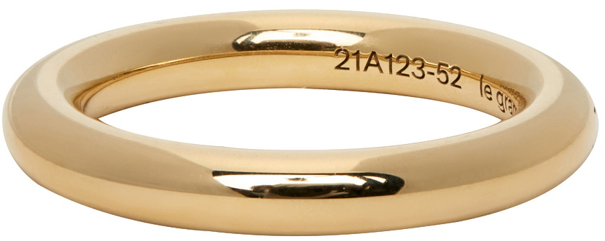 Le Gramme Gold Polished 'Le 7 Grammes' Bangle Ring Le Gramme