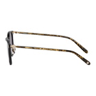 Garrett Leight Black and Gold Ocean Sunglasses