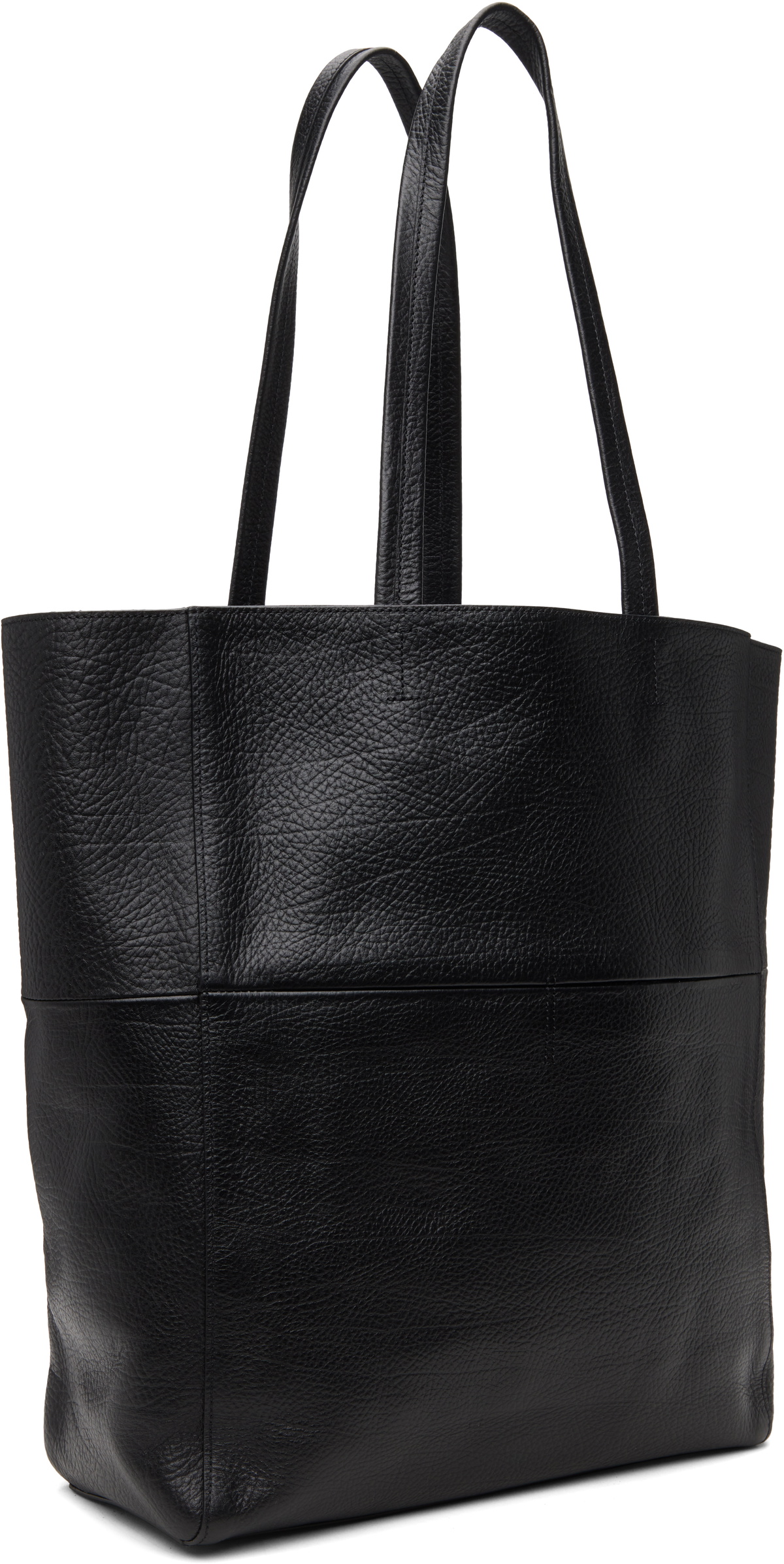 TONYWACK Black Embossed Leather Tote