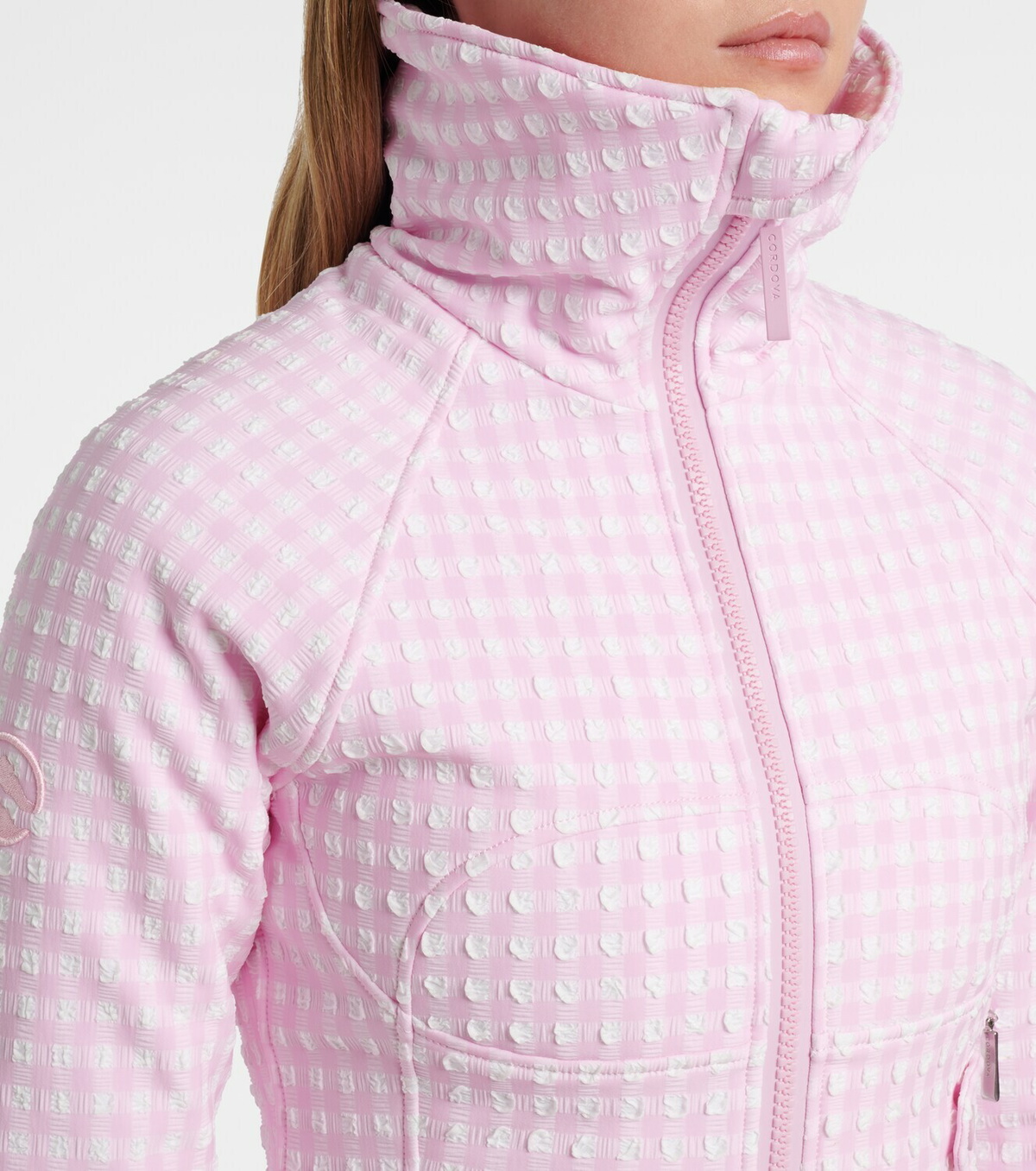 Cordova Chatel gingham ski suit