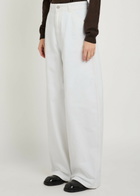 Lemaire Curved Wide-leg Jeans Off White