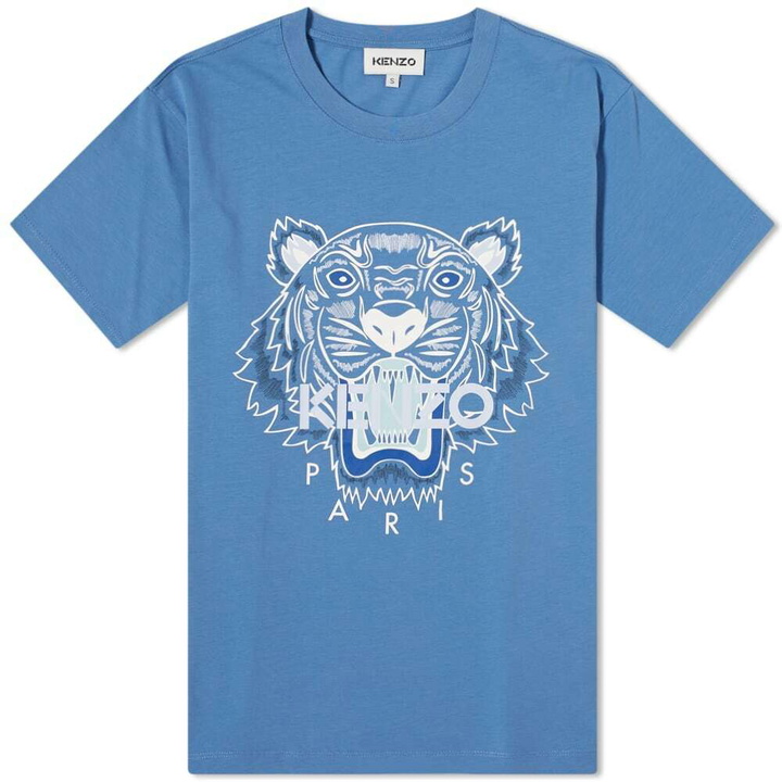 Photo: Kenzo Men's Tiger Classic T-Shirt in Sapphire