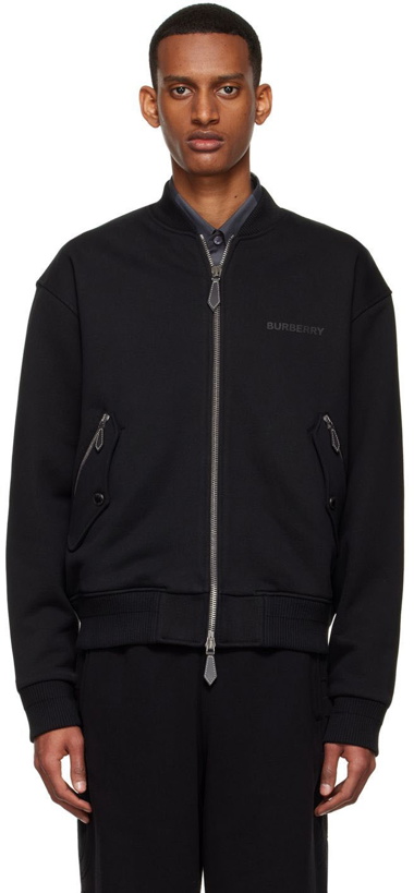 Photo: Burberry Black Cotton Jacket