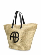 ANINE BING Palermo Raffia Effect Tote Bag