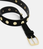 Nour Hammour Eden studded suede belt