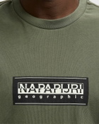 Napapijri S-BOX LOGO SS Green Mens Shortsleefe