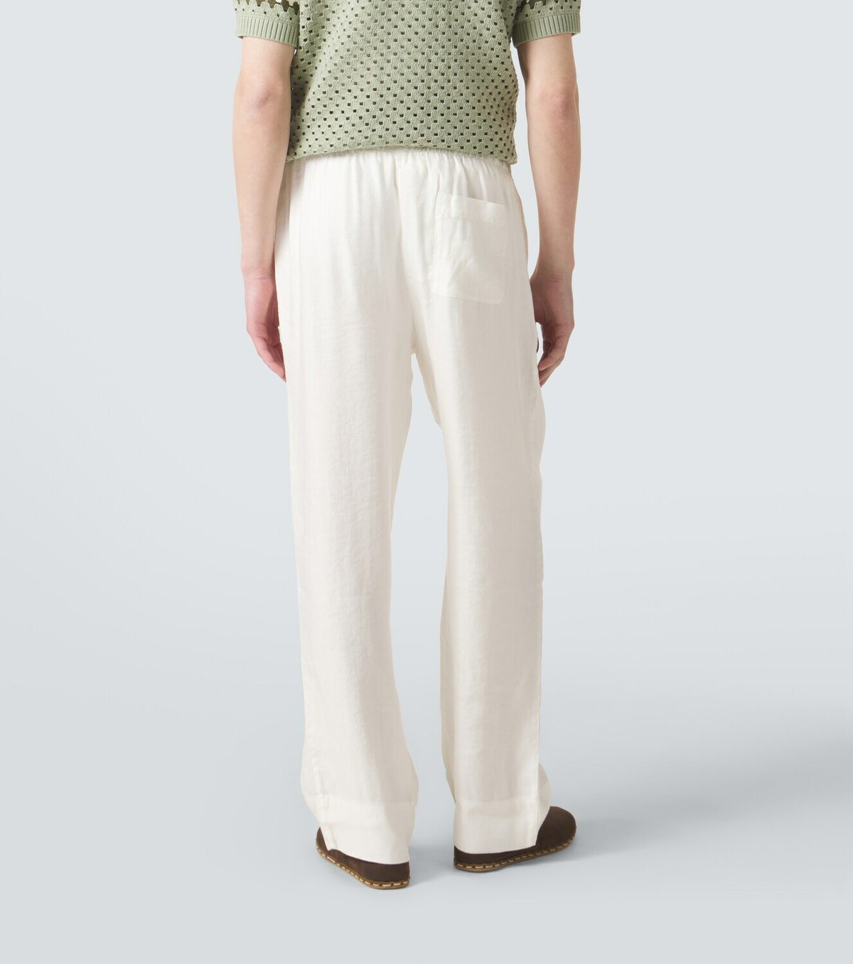 Frescobol Carioca Luan linen-blend straight pants