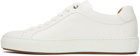 Boss White Low-Profile Sneakers