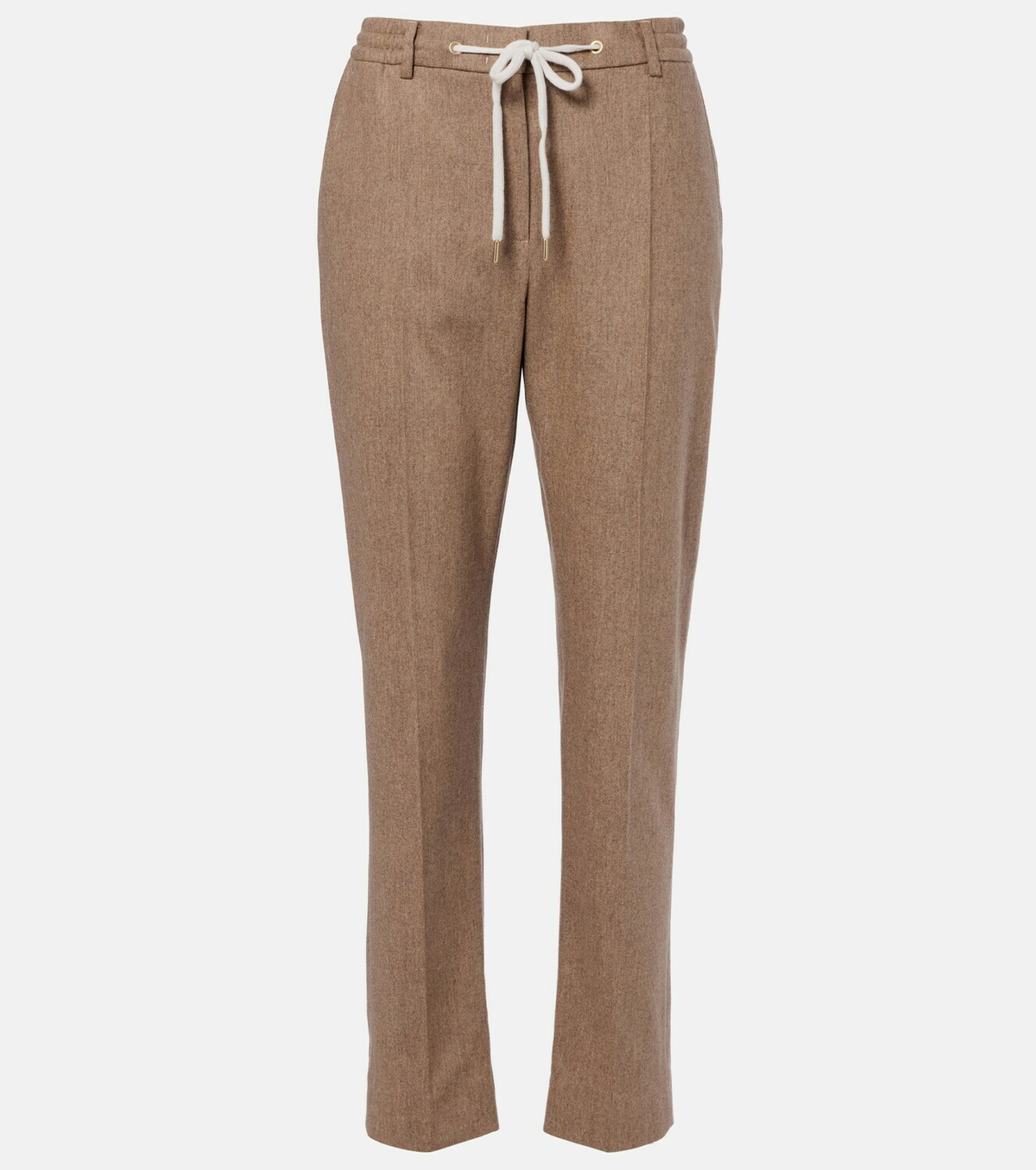 Eleventy Wool and cashmere tapered pants