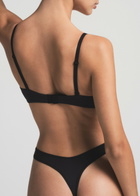 Skims Unlined Stretch-jersey Demi bra Black