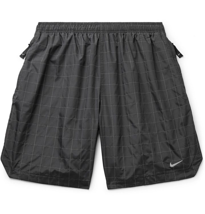 Photo: Nike - Flash Wide-Leg Printed Shell Shorts - Black