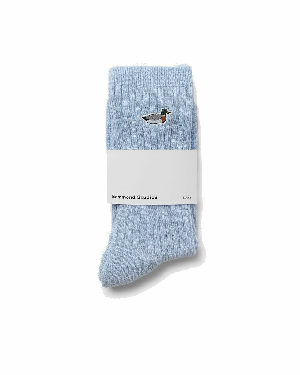 Photo: Edmmond Studios Duck Socks Blue - Mens - Socks