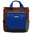 KAVU Men's Shoup Coupe Convertible Tote in Sepia Sky