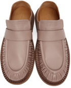 Marsèll Taupe Alluce Gathered Loafers