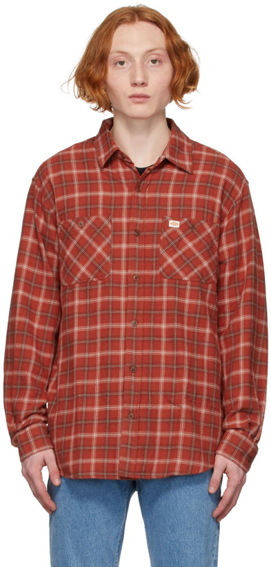 Photo: Nudie Jeans Red Flannel Filip Shirt