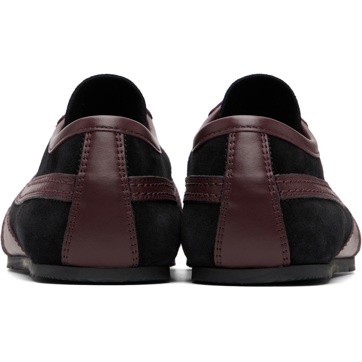 Dries Van Noten Black & Purple Suede Sneakers