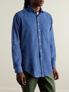 Sid Mashburn - Cotton-Corduroy Shirt - Blue