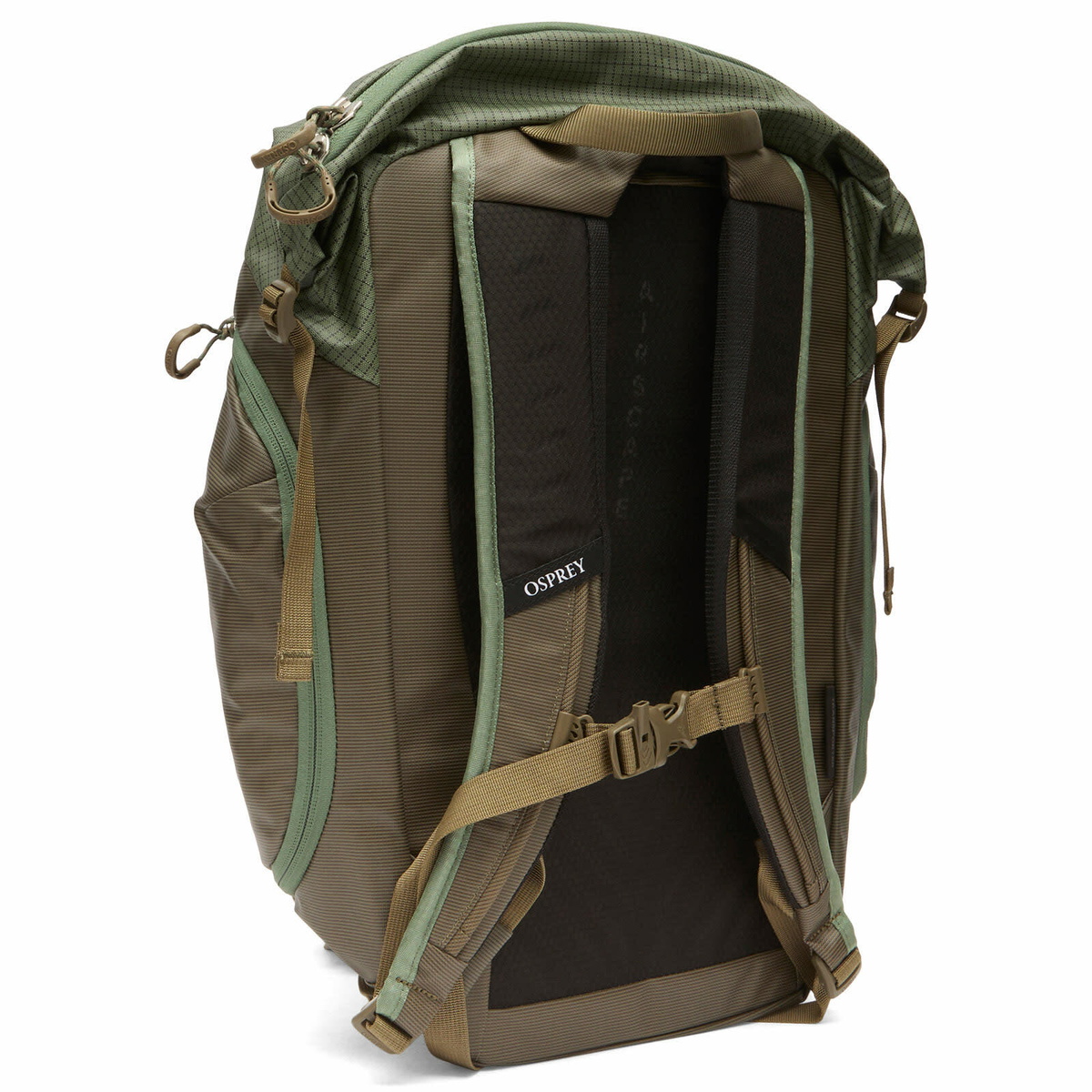 Osprey Transporter Zinch Backpack in Pine Leaf/Earl Grey 