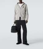 Moncler Logo cotton zip-up hoodie