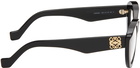 LOEWE Black Chunky Anagram Glasses
