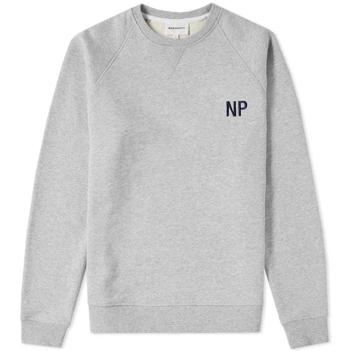 Photo: Norse Projects Ketel Embroidery Logo Sweat Grey