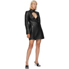 Situationist Black Open Chest Dress