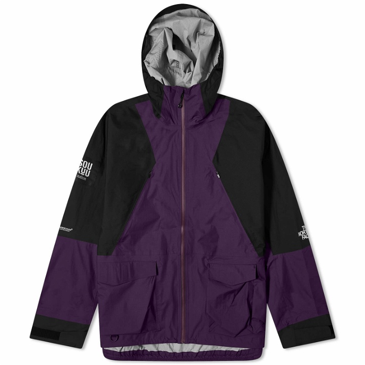 Photo: The North Face Men's x Undercover Packable Mountain Light Shell Ja in Purple Pennant/Tnf Black