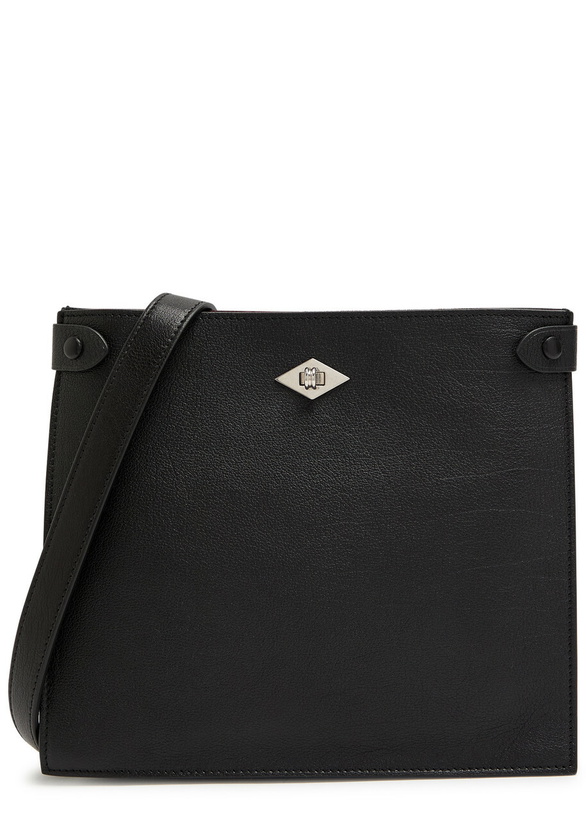 Photo: Metier Stowaway Grained Leather Cross-body bag - Black - One Size