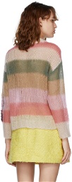 RED Valentino Multicolor Mohair Embroidered Sweater