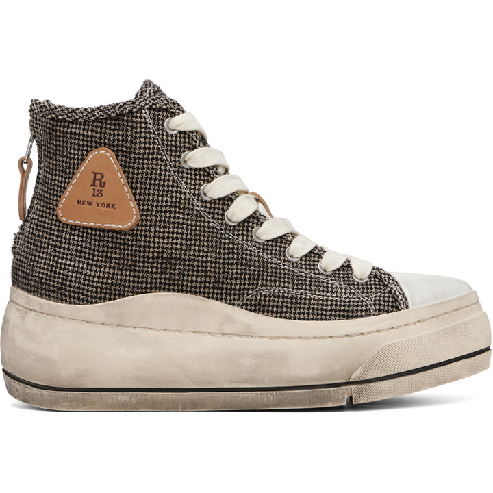 Photo: R13 Khaki Kurt High Top Sneakers