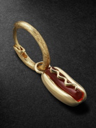 Annoushka - Hot Dog 18-Karat Gold and Agate Earring Pendant