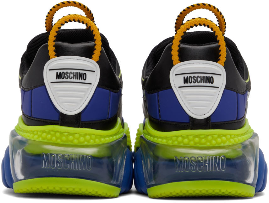スニーカー MOSCHINO COUTURE Men Sneakers Gnawed Blue B15204G0MGFC 70A MOSCHINO COUTURE: Sneakers men - Gnawed Blue | Moschino