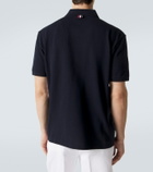 Thom Browne 4-Bar cotton piqué polo shirt