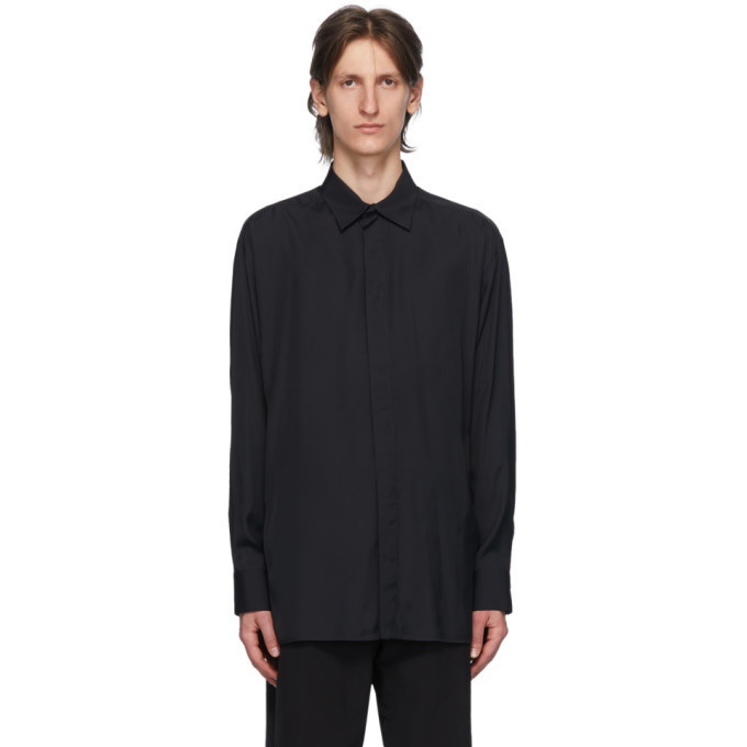 Photo: Bottega Veneta Black Poplin Shirt