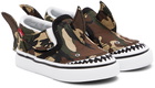 Vans Baby Camo Shark Slip-On V Sneakers