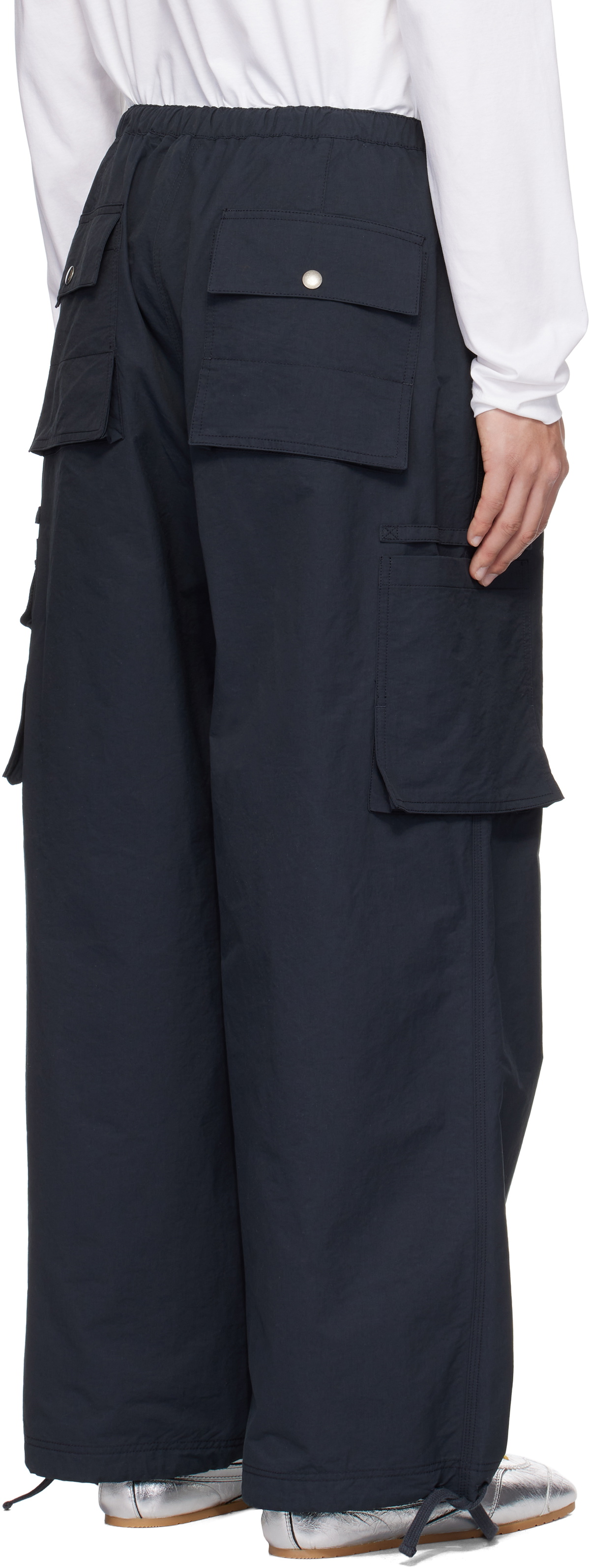 lesugiatelier Navy Urban Cargo Pants