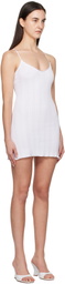 Cou Cou White 'The Cami Slip' Minidress