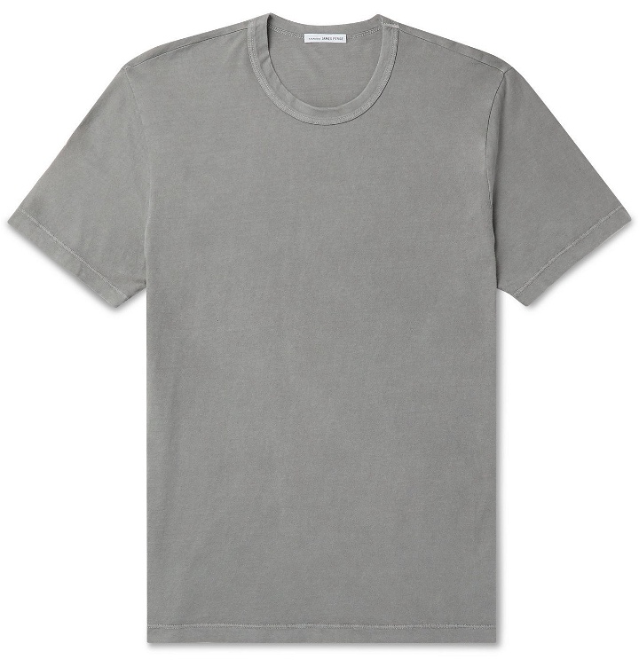 Photo: James Perse - Combed Cotton-Jersey T-Shirt - Gray